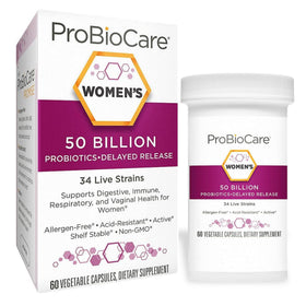 ProBioCare Probiotiques Femmes 60 gélules végétales, vue avant
