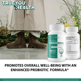 Probiotic Fungus Break Pro Plus, vue arrière de l'emballage