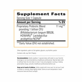 Probiotic Pearls d'Integrative Therapeutics gélule vue de près