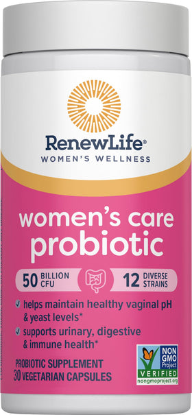 Probiotique Renew Life Femme sur un fond neutre