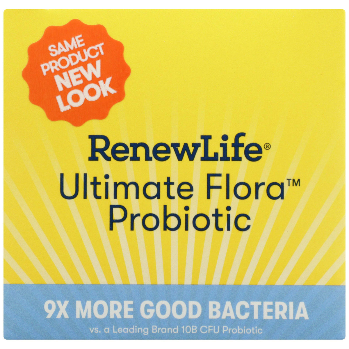 Probiotique Renew Life pour femmes avec une main tenant le flacon