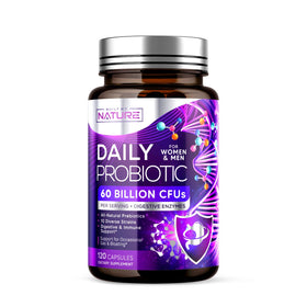 Probiotiques Built by Nature 120 capsules vue avant