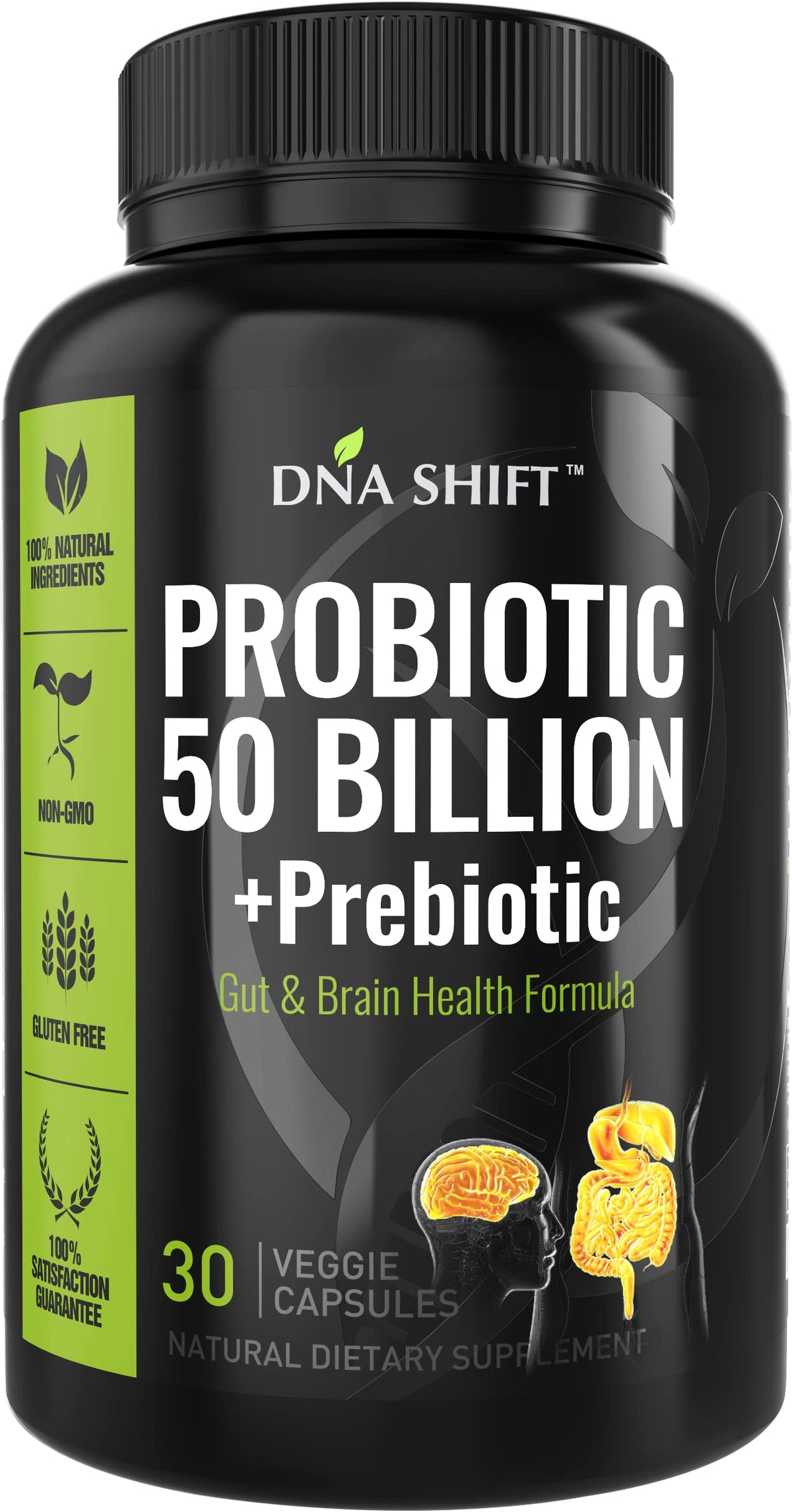 Probiotiques DNA SHIFT 30 capsules vue de face