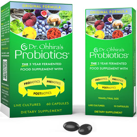Probiotiques Dr. Ohhira 60 capsules vue avant