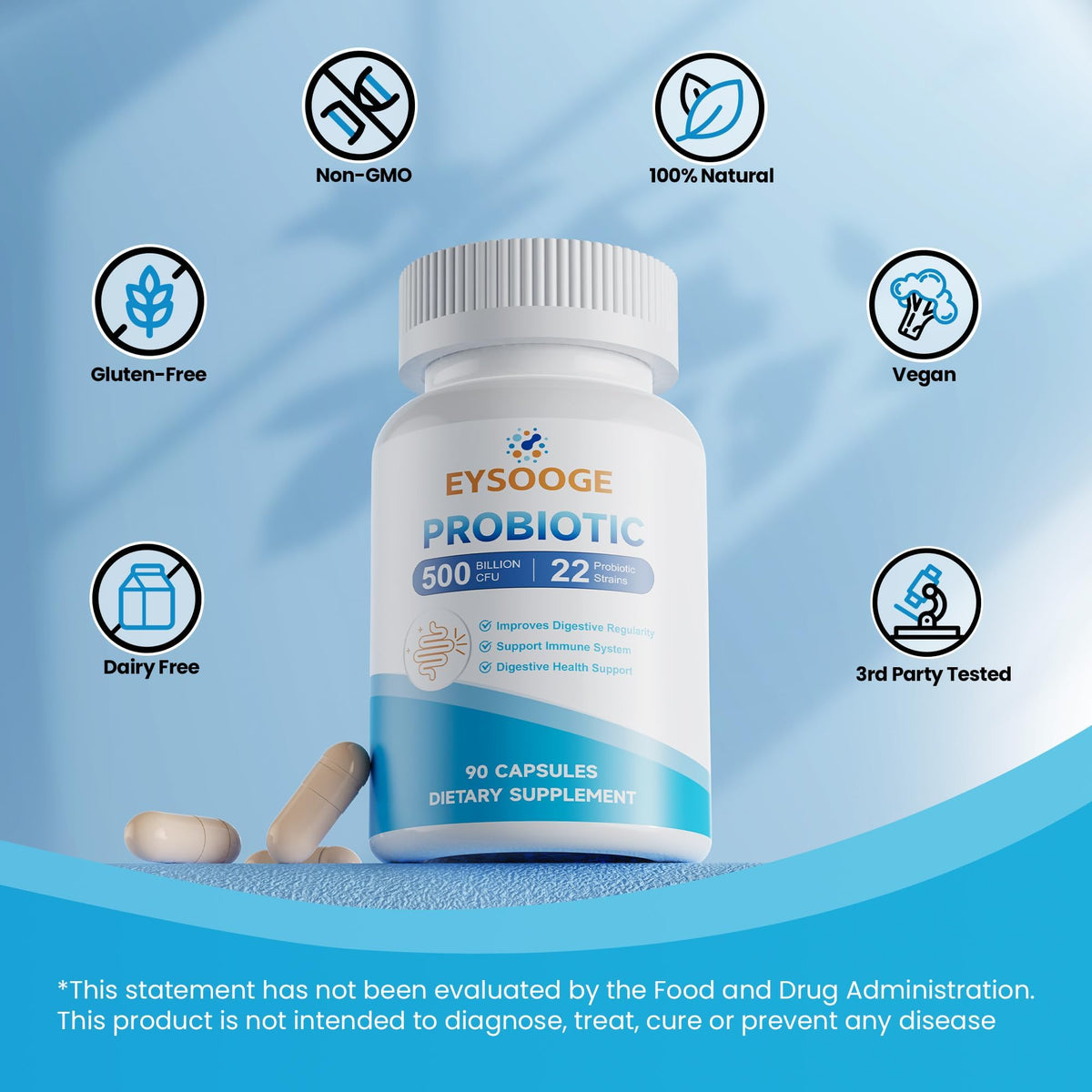 Probiotiques EYSOOGE en format capsule