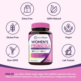 Probiotiques Femme Doctor's Recipes avec canneberge biologique