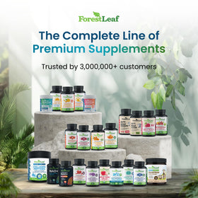 Probiotiques ForestLeaf 100 milliards CFU gélules sur une table