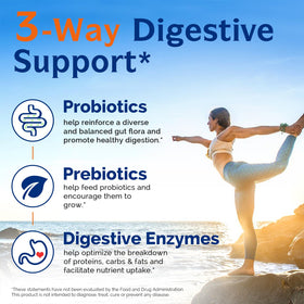 Probiotiques Innate Vitality 120 Milliards CFU 30 Capsules Végétales - contenu de la boîte