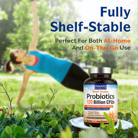 Probiotiques Innate Vitality 120 Milliards CFU 30 Capsules Végétales - format de capsule