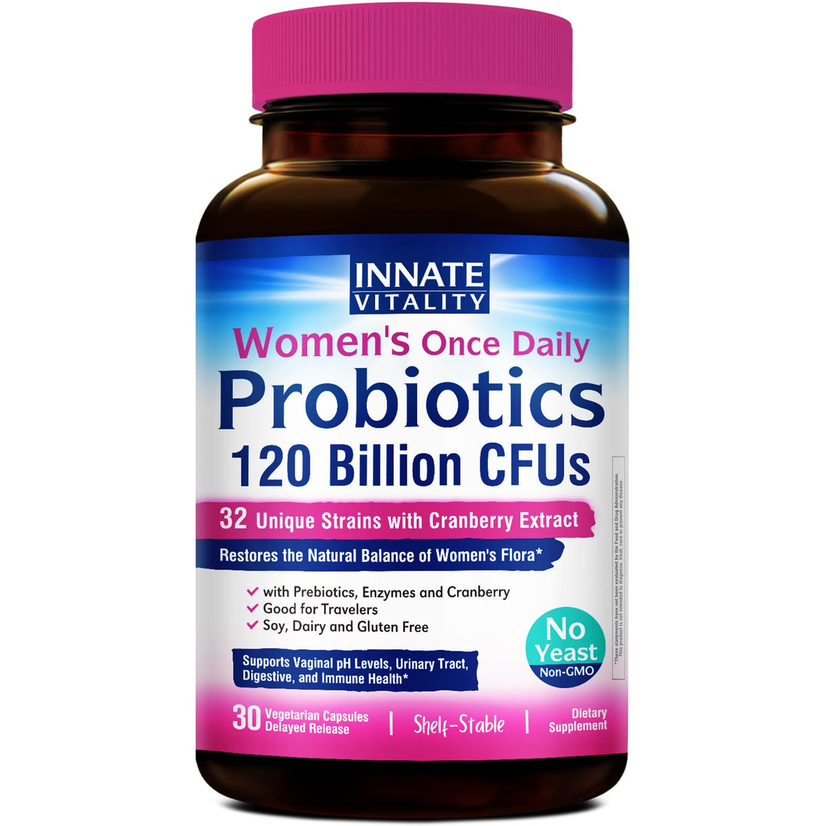 Probiotiques Innate Vitality Femmes 30 capsules végétales