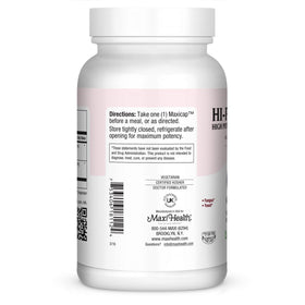 Probiotiques Maxi Health 10,5B CFU 120 capsules avec étiquette