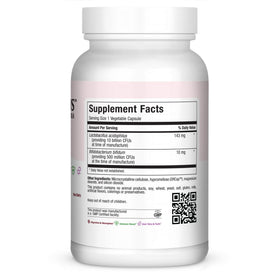 Probiotiques Maxi Health 10,5B CFU 120 capsules vue arrière