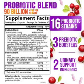 Probiotiques Nature's Nutrition capsules ouvertes avec contenu visible