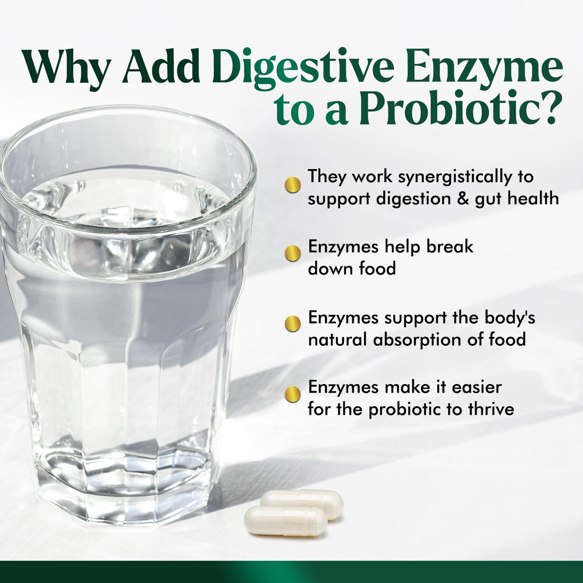 Probiotiques Nature's Peak 100 milliards CFU sur une table