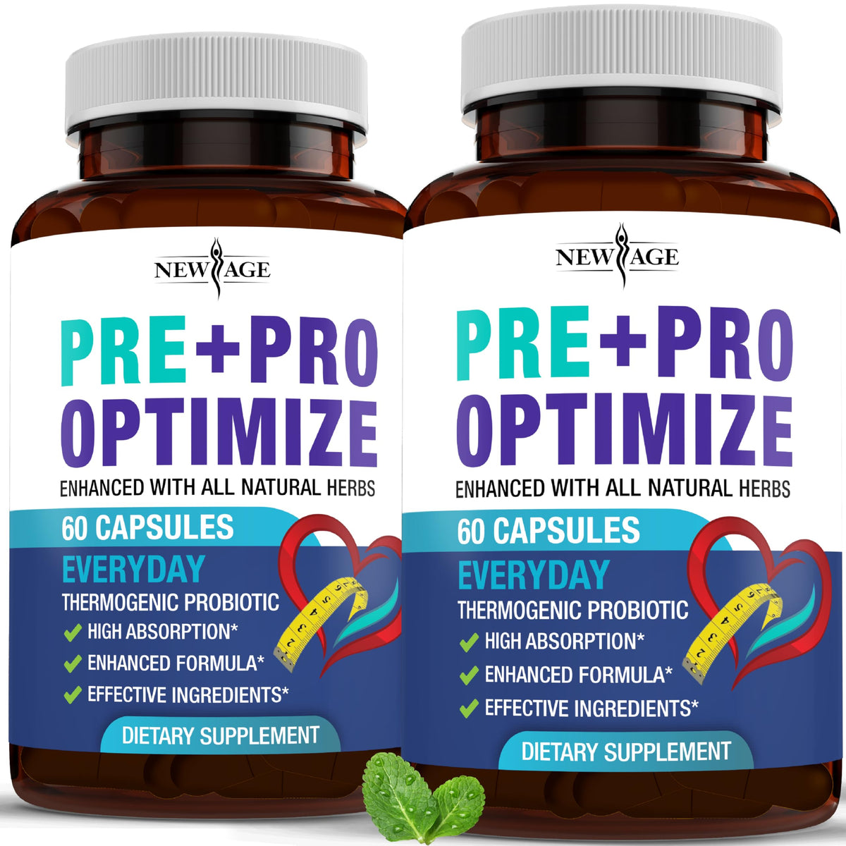 Probiotiques NEW AGE 70 Milliards CFU - boîte de 120 capsules