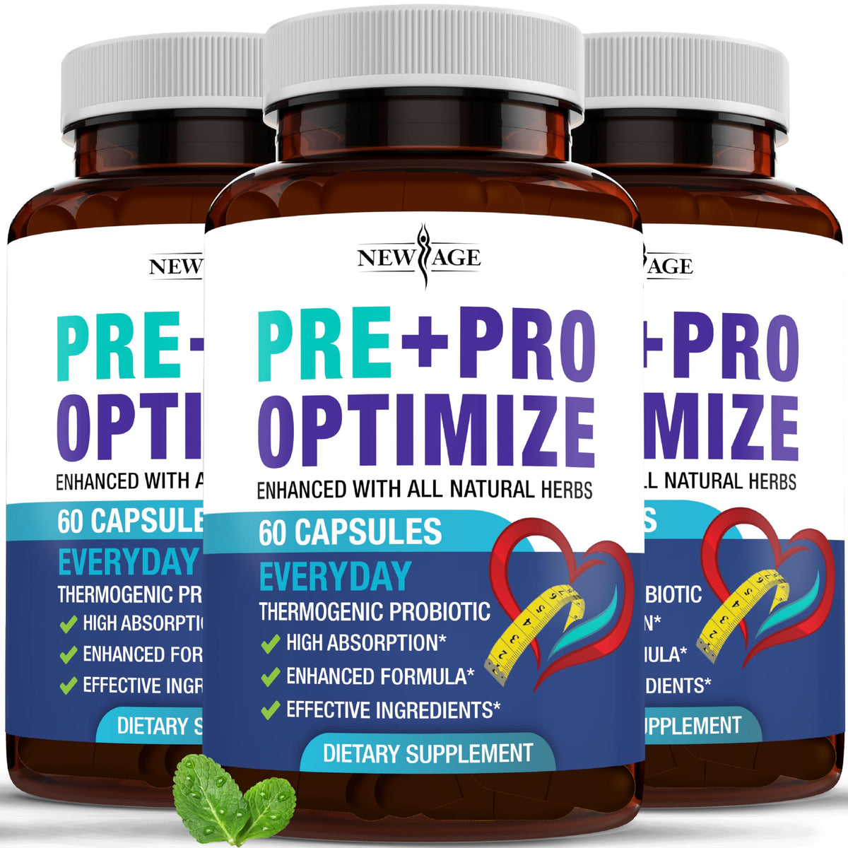 Probiotiques NEW AGE Pro Optimize pour femmes, 180 capsules
