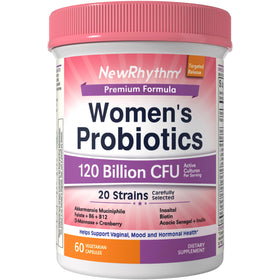 Probiotiques NewRhythm pour Femmes 60 Capsules vue de face