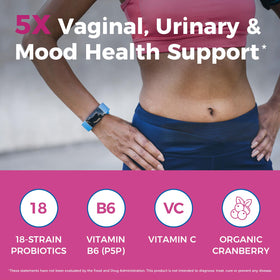Probiotiques NewRhythm pour Femmes capsules ouvertes