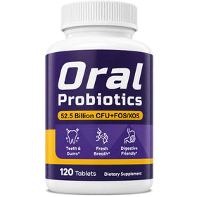 Probiotiques Oraux Ulvara 120 comprimés à la menthe, vue de face