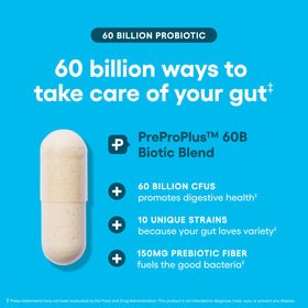 Probiotiques Physician's CHOICE avec prébiotiques biologiques