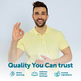 Probiotiques pour Hommes Micro Ingredients vue de dos avec informations nutritionnelles