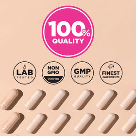 Probiotiques Raw Flora avec des capsules à côté
