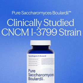 Probiotiques Saccharomyces Boulardii 5 milliards CFU - capsules sur une table