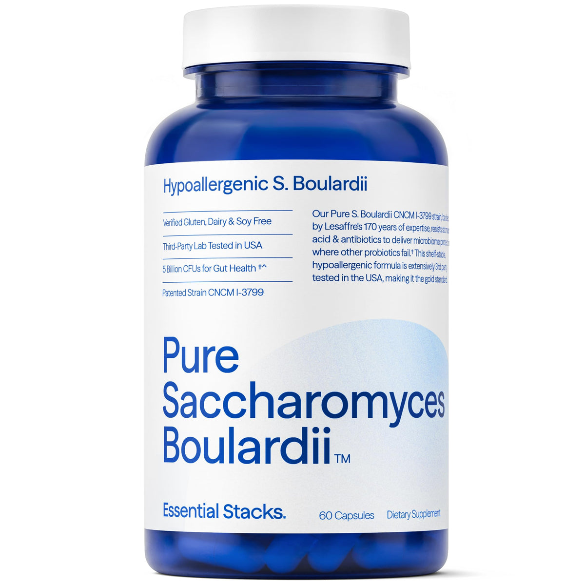 Probiotiques Saccharomyces Boulardii 5 milliards CFU - vue avant