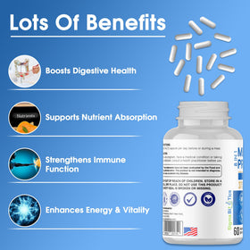 Probiotiques SigmaBiotics avec étiquette claire