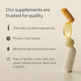 Probiotiques Sunergetic à côté d'autres compléments alimentaires