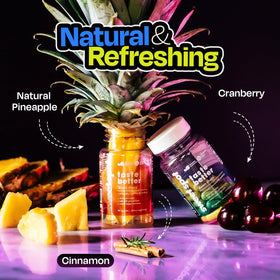 Probiotiques TASTE THE SWEET SPOT montrant la taille et la forme des capsules