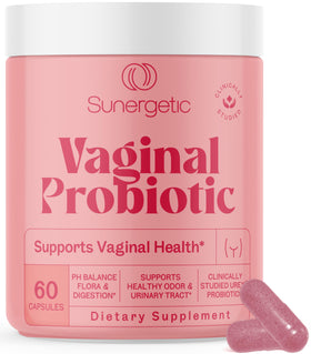 Probiotiques vaginaux Sunergetic 60 capsules vue avant