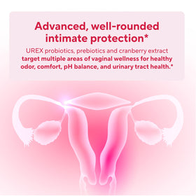 Probiotiques vaginaux Sunergetic sur surface blanche