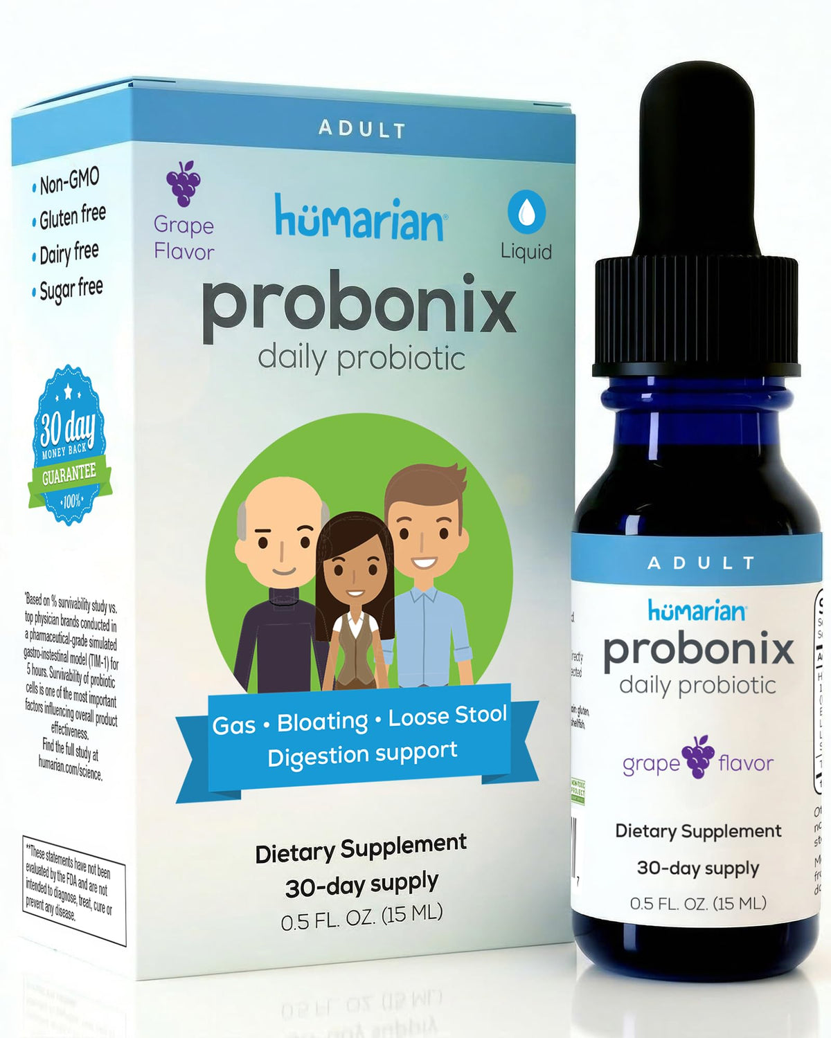 Probonix probiotique liquide 45 milliards CFU flacon avant