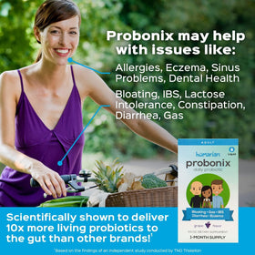 Probonix probiotique liquide 45 milliards CFU gouttes sur une cuillère