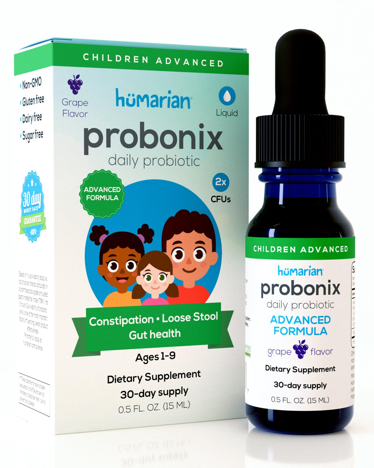 Probonix Probiotiques Liquides pour Enfants flacon avant