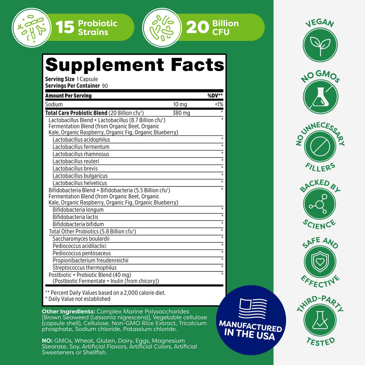 Probulin Complément Alimentaire Probiotique 90 Capsules Vegan, prise de vue en lifestyle