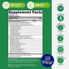 Probulin Complément Alimentaire Probiotique 90 Capsules Vegan, prise de vue en lifestyle
