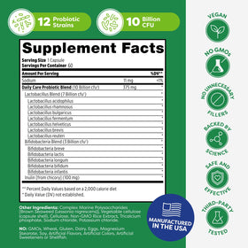 Probulin Complément Alimentaire Probiotique ouvert avec capsules