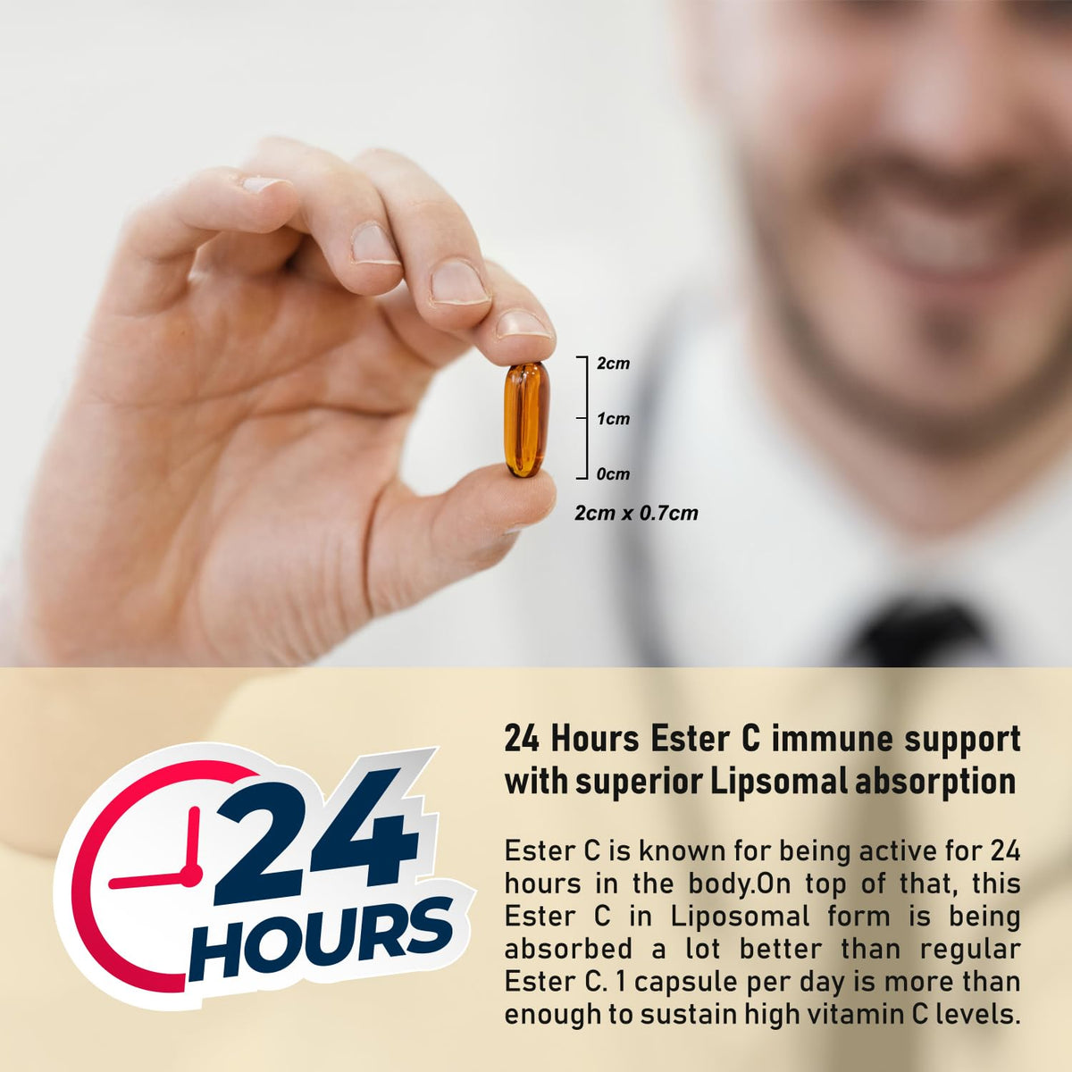 Procapsin Liposomal Ester C 1000mg capsules côté