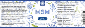 Procapsin OptiMSM poudre de Methylsulfonylmethane en préparation