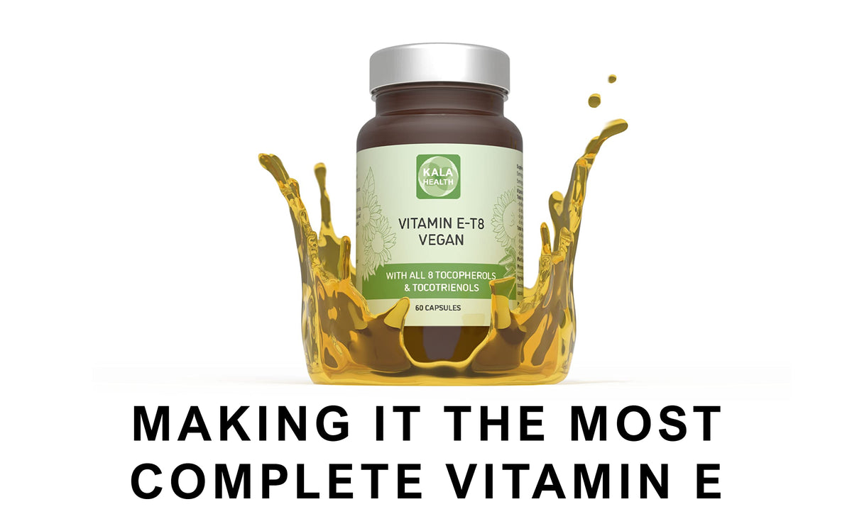 Procapsin Vitamine E 60 capsules avec un livre et une tasse de thé