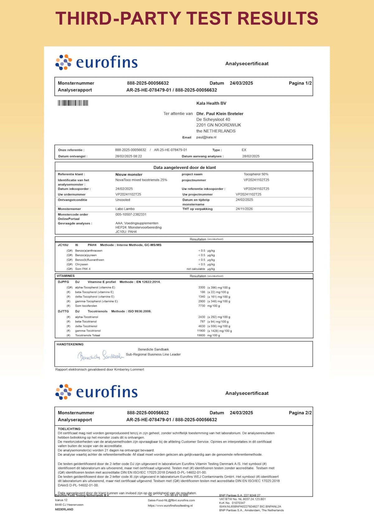 Procapsin Vitamine E présentation des comprimés