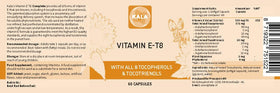 Procapsin Vitamine E sur une table avec d'autres compléments