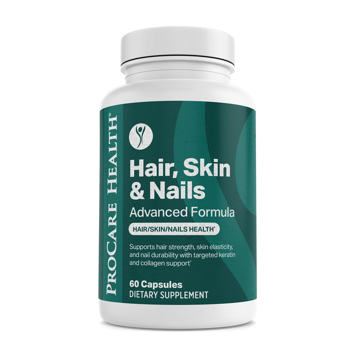 ProCare Health Compléments Alimentaires Cheveux, Peau et Ongles 60 capsules vue avant