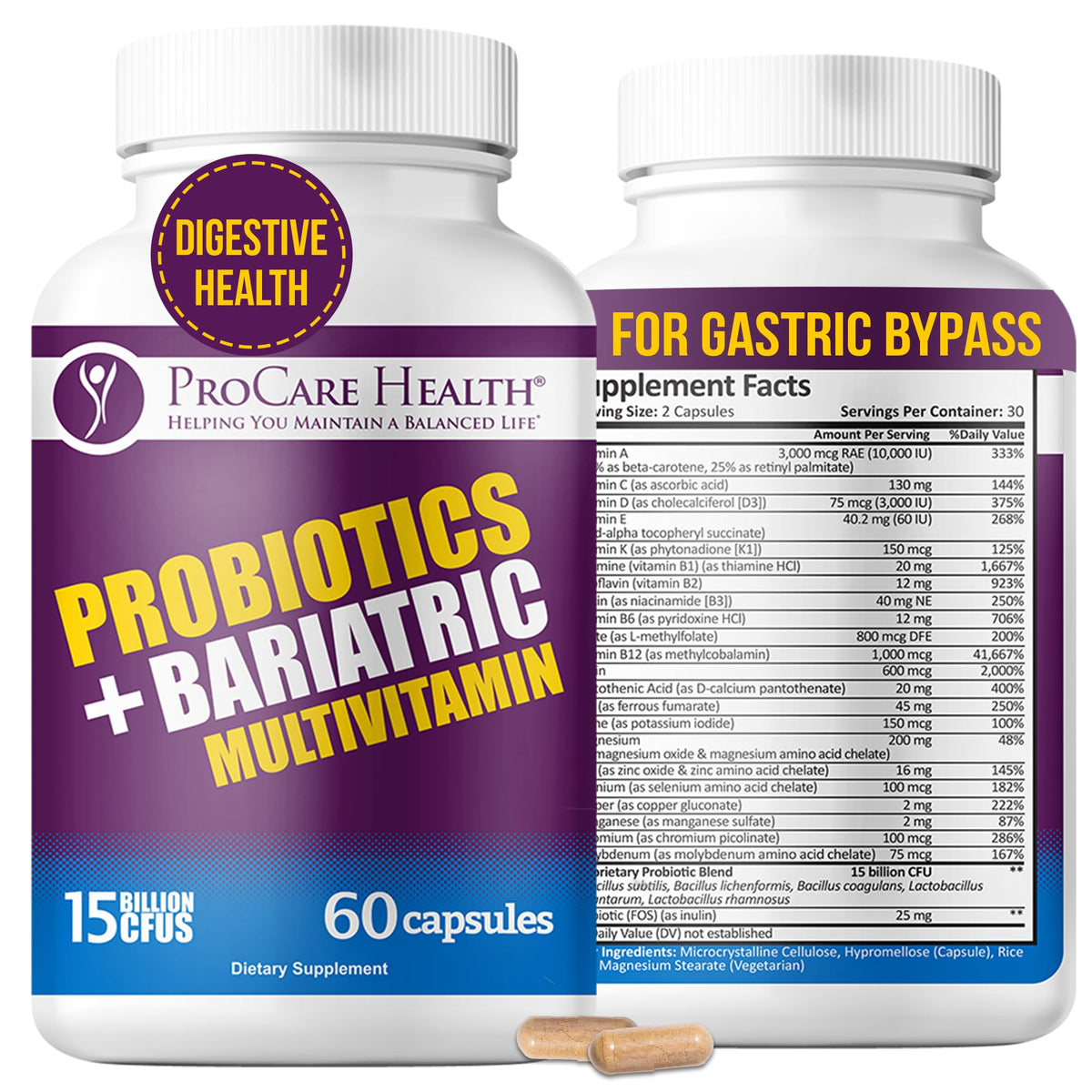 ProCare Health Core-45 Multivitamine 60 capsules végétales