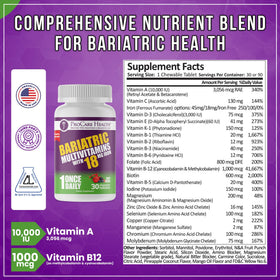ProCare Health Multivitamine Bariatrie comprimé à mâcher fruit punch