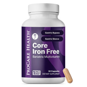 ProCare Health Multivitamine Bariatrie Sans Fer 30 Capsules, vue avant