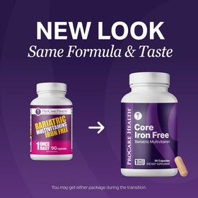 ProCare Health Multivitamine Bariatrie Sans Fer, capsules végétales à dissolution rapide
