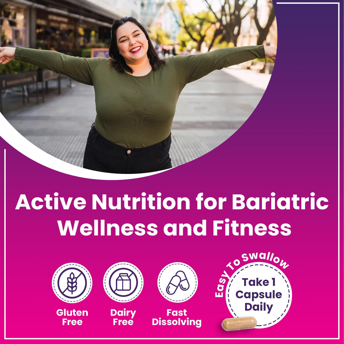 ProCare Health Multivitamine Bariatrique 90 capsules vue de dos